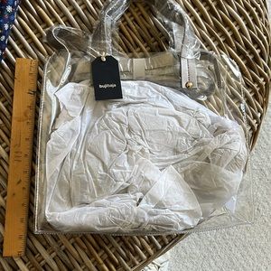 Bujibaja clear bag  brand new with tags. Perfect for stadium and arena events